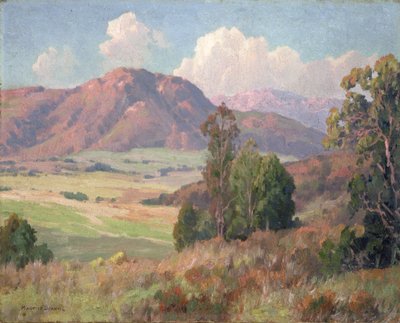 San Diego Hills (olja på duk) av Maurice Braun