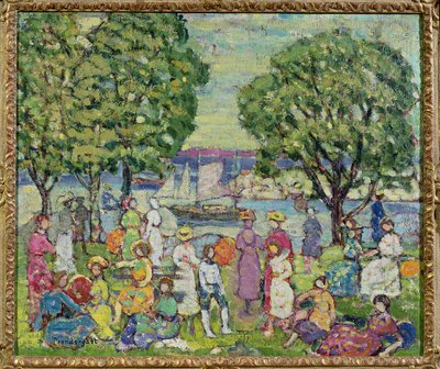 Gloucesters hamn av Maurice Brazil Prendergast