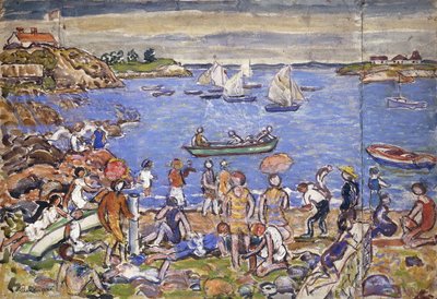 Nära Gloucester, av Maurice Brazil Prendergast