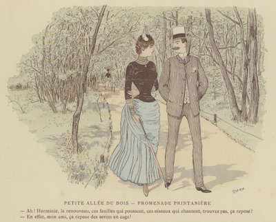 Illustration för Paris Brillant (färg litho) av Maurice Charles Mathieu Bonvoisin