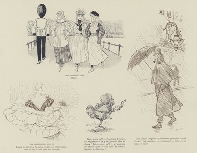 Illustration för London Life by Mars av Maurice Charles Mathieu Bonvoisin