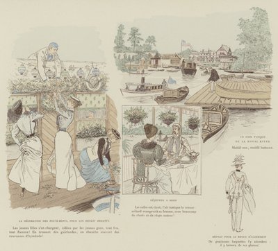 Illustration för London Life by Mars av Maurice Charles Mathieu Bonvoisin