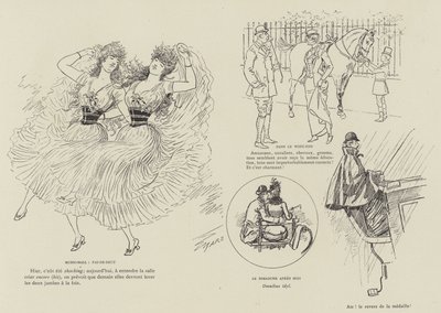 Illustration för London Life by Mars av Maurice Charles Mathieu Bonvoisin