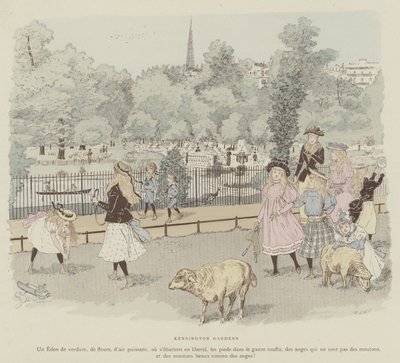 Illustration för London Life by Mars av Maurice Charles Mathieu Bonvoisin