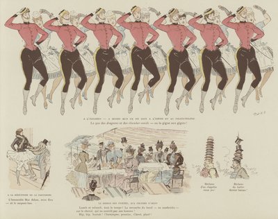 Illustration för London Life by Mars av Maurice Charles Mathieu Bonvoisin