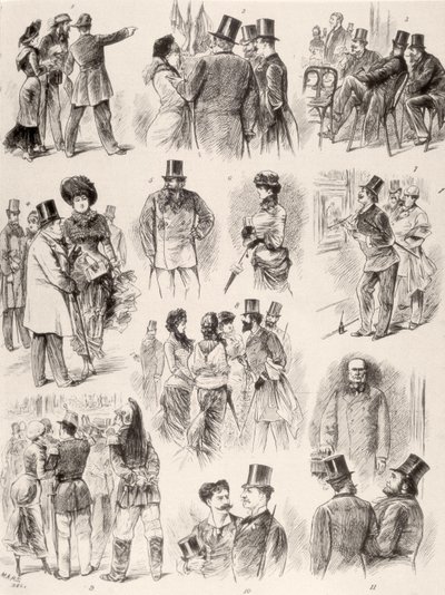 Invigning av Salon de Paris, 1880 av Maurice Charles Mathieu Bonvoisin