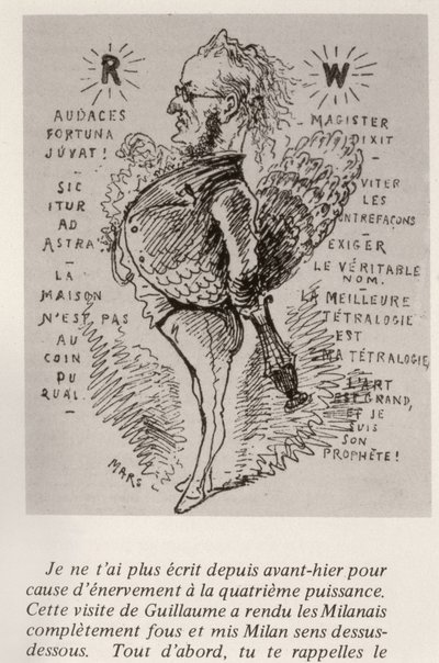 Richard Wagner, ca 1875 av Maurice Charles Mathieu Bonvoisin