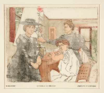 Gravörens familj av Maurice Delcourt