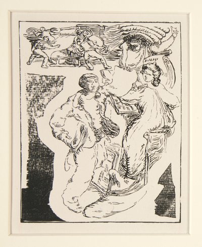 Gatuförsäljarna i La Pensee; Camelot och papper, sid. 29 av Maurice Delcourt