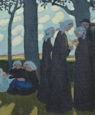 Kväll nära Binic, ca 1895 av Maurice Denis