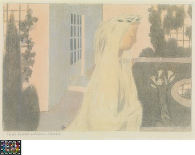 Franska: La vie devient précieuse, discrète
Holländska: La vie devient précieuse, discrète, uit de reeks Amour av Maurice Denis