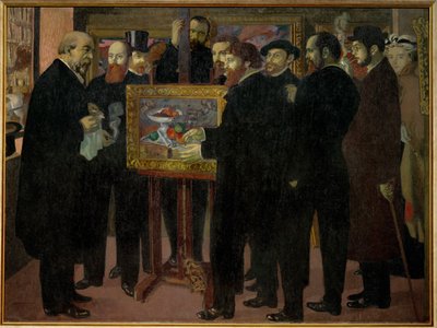 Hommage till Cezanne av Maurice Denis