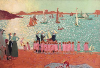 Sommarläger 1913. av Maurice Denis