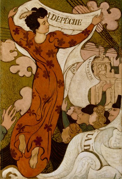 The Toulouse Dispatch, 1892 av Maurice Denis