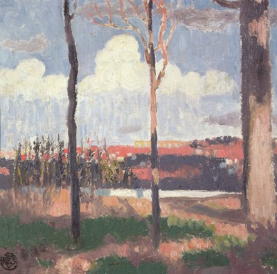 Marly akvedukten sett från Pecq av Maurice Denis