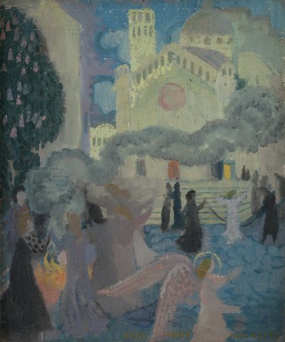 Penance, ca 1896 (olja ombord) av Maurice Denis