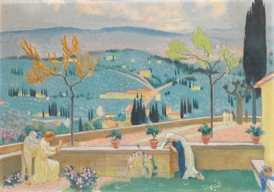 Bebådelsen i Fiesole, 1928 av Maurice Denis
