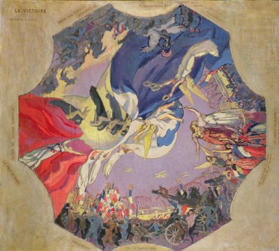 Segern 1918 (olja på duk) av Maurice Denis