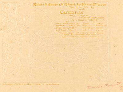 Karmoisin av Maurice Dumont