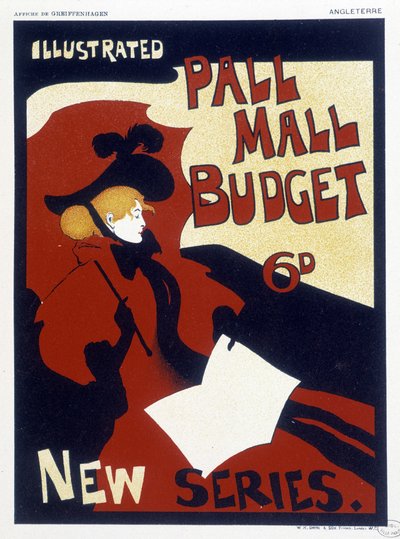 Affisch för "" Illustrated Pall Mall"" av Maurice Greiffenhagen
