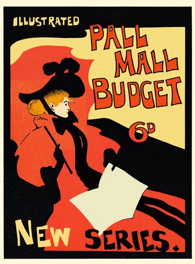 illustration av "Pall Mall Budget" av Maurice Greiffenhagen