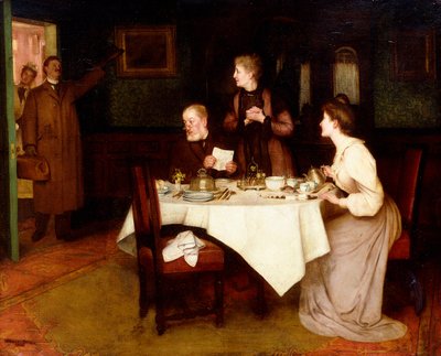 Familj på Tea av Maurice Grun