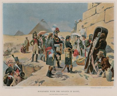 Bonaparte med de lärda i Egypten av Maurice Henri Orange