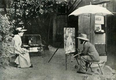 Toulouse-Lautrec målning Berthe den döva, 1890, 1947. av Maurice Joyant