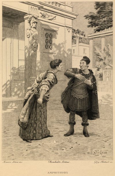 Amphitryon av Moliere av Maurice Leloir