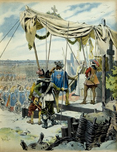 Frankrikes historia: La Rochelles säte 1627-1628. Kardinal Richelieu av Maurice Leloir