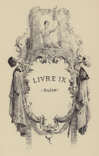 Illustration till bok IX av Jean-Jacques Rousseaus bekännelser (gravyr) av Maurice Leloir