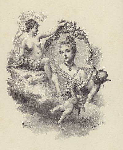 Illustration för Manon Lescaut (gravyr) av Maurice Leloir