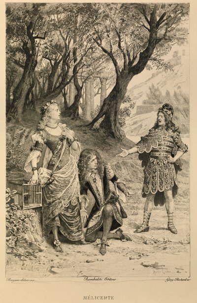 Melicerte de Moliere av Maurice Leloir