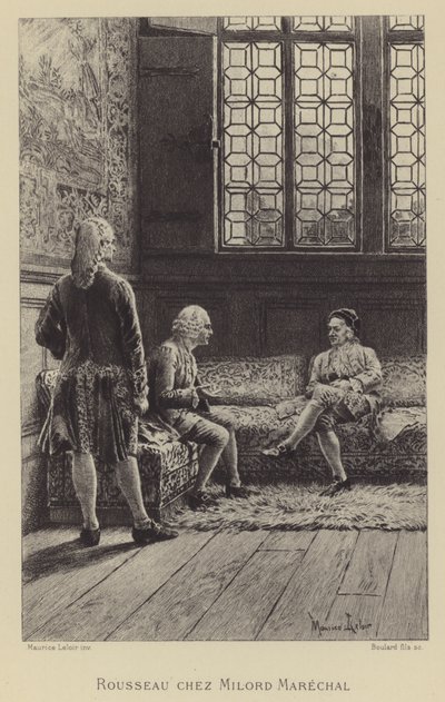 Rousseau besöker Georgel Keith av Maurice Leloir