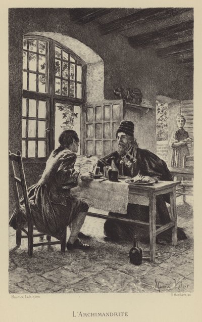 Arkimandriten (gravyr) av Maurice Leloir
