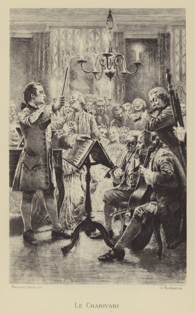 Charivari (gravyr) av Maurice Leloir