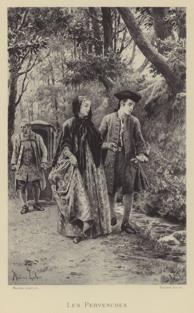 Snäckorna (djuptryck) av Maurice Leloir