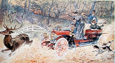 Kul! Jag är klar för, de har en Mercedes av Maurice Louis Henri Neumont