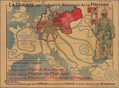 Redan 1788 sa Mirabeau: "Krig är Preussens nationella industri". av Maurice Neumont