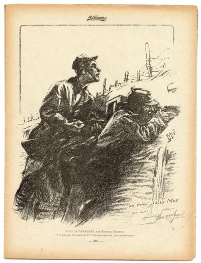 La Baionnette, B  W satir av Maurice Neumont