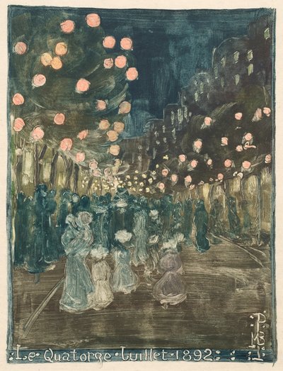 Bastiljdagen av Maurice Prendergast