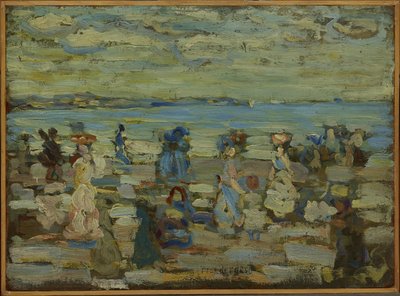 Strandscen av Maurice Brazil Prendergast
