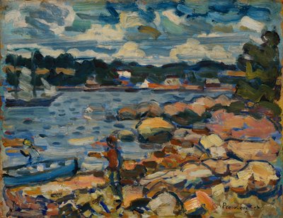 Brooksville, Maine (River & Rocks) av Maurice Prendergast