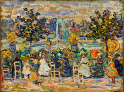 I Luxemburgträdgården av Maurice Prendergast