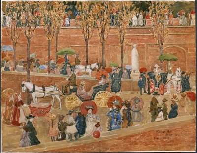Pinciohöjden, Rom av Maurice Prendergast