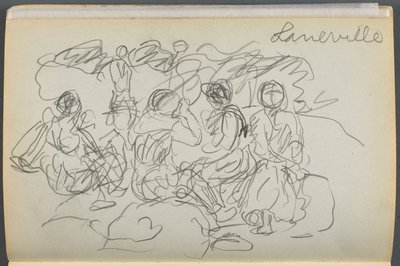 Skissbok - The Granite Shore Hotel, Rockport, sidan 062: "Laneville" av Maurice Prendergast