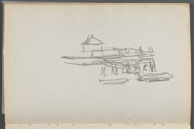 Skissbok, The Dells, nr 127, sidan 060: Docka av Maurice Prendergast