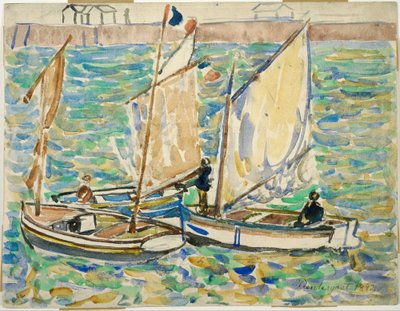 Saint-Malo av Maurice Prendergast