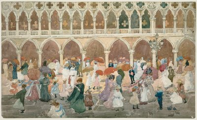 Solljus på Piazzettan av Maurice Prendergast