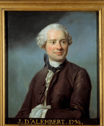 Porträtt av Jean Le Rond d